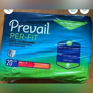 2 packs of Prevail Per Fit Size M - Adult diapers